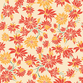 Floral, Botanical, Flower & Plant Based Seamless Repeat Patterns ...