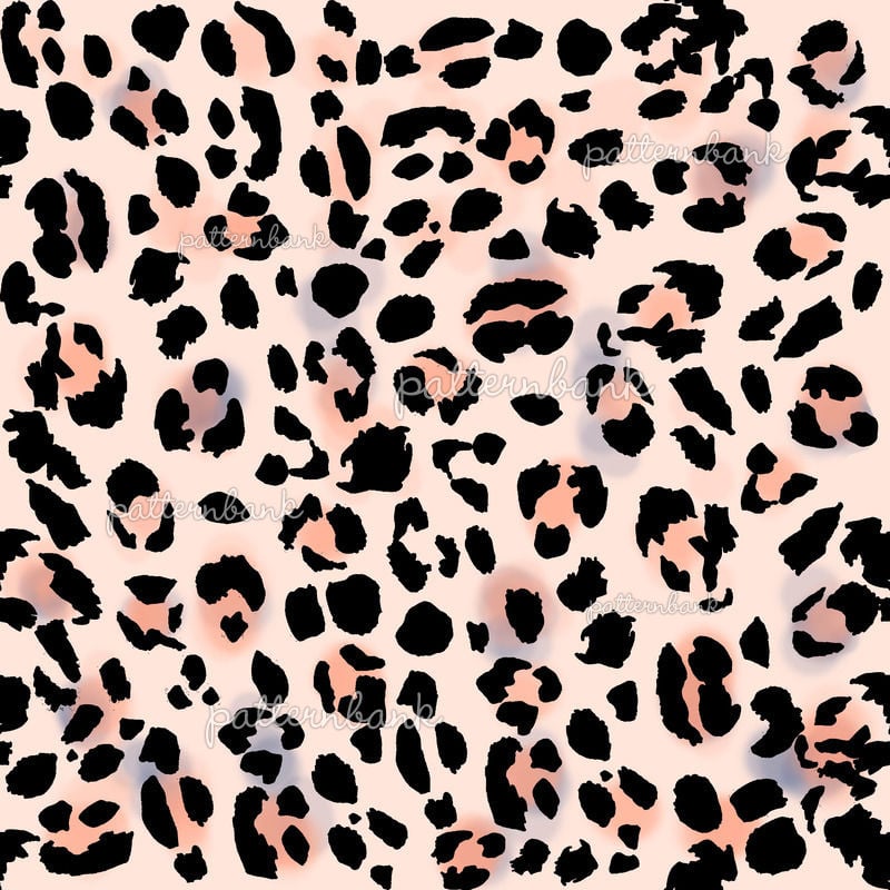 Nude Leopard Print by Sarah Jane Woodward Seamless Repeat Royalty-Free ...