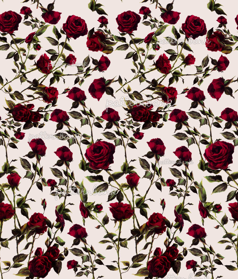 Flyaway Roses by yalcin kesen Seamless Repeat Royalty-Free Stock ...