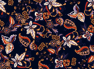 Floral Paisley by KSDesigns Seamless Repeat Royalty-Free Stock Pattern ...