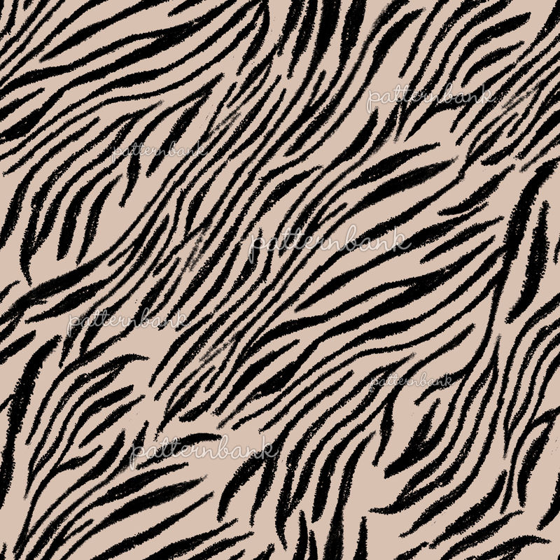 Zebra Animal Print - Textured Repeat Pattern by Barbie Mc Guire ...