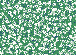 Green shop floral print